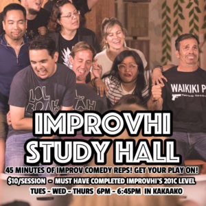 Improvhi Study Hall @ Happiness U at SALT in Kakaako | Honolulu | Hawaii | United States