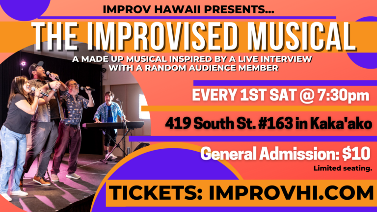 The Improvised Musical Comedy Show – 10/5/24